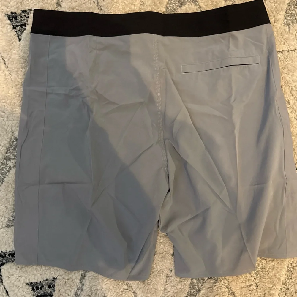 SA Fishing Men's Board Shorts Gray With Black Waist -‎ Soul Of Adventure Sz 38
